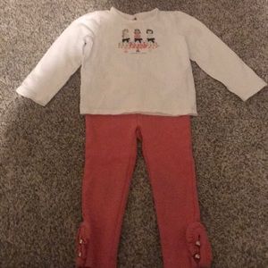 Janie and Jack matching set 2T